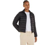 Tommy Jeans Damen Jacke Quilted Zip Through Übergangsjacke, Schwarz (Black), XXS