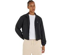 Tommy Jeans Damen Jacke Windbreaker Übergangsjacke, Schwarz (Black), L