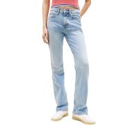 Bootcut-Jeans TOMMY JEANS "CLEO MID BOOTCUT", Herren, Gr. 29, Länge 32, denim light, Denim/Jeans, Obermaterial: 81% Baumwolle, 18% Lyocell, 1% Elasthan, unifarben, bootcut fit lang, Jeans, im Baumwoll