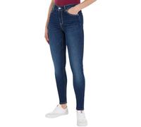 Skinny-fit-Jeans TOMMY JEANS "Nora Mid Rise Skinny Fit", Damen, Gr. 27, Länge 34, blau (denim schwarz), Denim/Jeans, Obermaterial: 92% Baumwolle, 4% Elasthan, 4% Polyester, unifarben, casual, skinny f