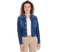 Tommy Hilfiger Damen Jeansjacke Vivianne Slim Trucker S, New Niceville Mid Blue Stretch (1A5)
