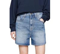 Tommy Jeans Damen Jeans Shorts Mom Fit mit Stretch, Blau (Denim Medium), 30W