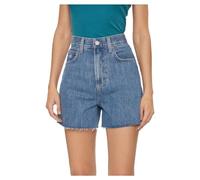 Tommy Jeans Damen Jeans Shorts Mom Short Stretch, Blau (Denim Medium), 28W