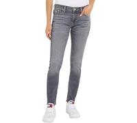 Tommy Jeans Damen Jeans Sophie CE187 Mid Waist, Schwarz (Denim Black), 31W / 32L