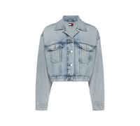 Tommy Jeans Damen Jeansjacke OVERSIZED CROPPED FIT TRUCKER JACKET, stoned blue, Gr. M