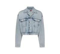 Tommy Jeans Damen Jeansjacke OVERSIZED CROPPED FIT TRUCKER JACKET, stoned blue, Gr. XL
