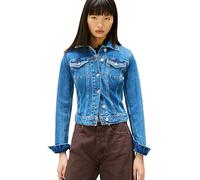 Tommy Jeans Damen Jeansjacke Vivianne mit Brusttaschen, Blau (Denim Medium), L
