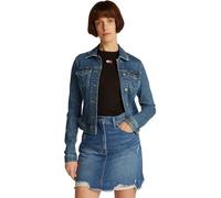 Tommy Jeans Damen Jeansjacke Vivianne Skinny Fit, Blau (Denim Medium), XL
