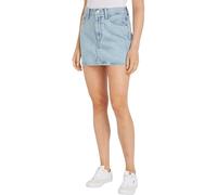 Tommy Jeans Damen Jeansrock Minirock, Blau (Denim Light), 33W