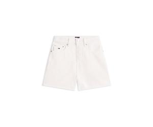 Tommy Jeans Damen Jeansshorts Mom Fit, weiss, Gr. 25/NI