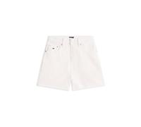 Tommy Jeans Damen Jeansshorts Mom Fit, weiss, Gr. 26/NI