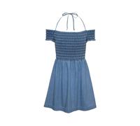 Tommy Jeans Damen Kleid aus Chambray, darkblue, Gr. S