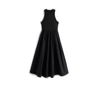 Tommy Jeans Damen Kleid aus Popeline, schwarz, Gr. L