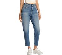 Tommy Jeans Damen Mom UH TPR Tab Bi0134 Dw0dw20578 Zugeschnitten, Denim (Denim Medium), 26W / 32L EU