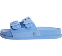 Tommy Jeans Damen Pantoletten Comfort Jelly Slides mit Schnallen, Braun (Blue Note), 36