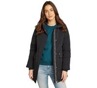 Tommy Jeans Damen Parka mit Kapuze, Schwarz (Black), XL