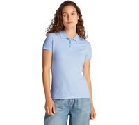 Tommy Jeans Damen Poloshirt Kurzarm Slim Essential Stretch, Blau (Sweet Blue), XS