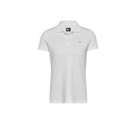Tommy Jeans Poloshirt TJW SLIM ESSENTIAL POLO SS mit Logostickerei Slim Fit Ecru Damen Gr. S (36)