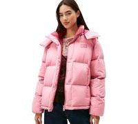 Steppjacke TOMMY JEANS "TJW ALASKA GRID DOWN JACKET EXT", Damen, Gr. XL (42), pink (mystic pink), Web, Obermaterial: 100% Polyester, unifarben, regular fit, Jacken (17194432-XL) mystic pink
