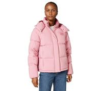 Tommy Jeans Damen Pufferjacke Alaska Grid Down mit Kapuze, Rosa (Mystic Pink), XL
