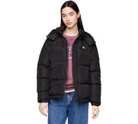 Tommy Jeans Steppjacke mit Label-Stitching Modell 'ALASKA' in Black, Größe XL
