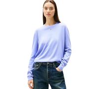 Tommy Jeans Damen Pullover Essential Crew aus Baumwolle, Violett (Vintage Iris), M