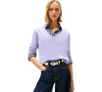 Tommy Jeans Damen Pullover Essential mit V-Ausschnitt