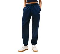 Tommy Jeans Damen Relaxed Script Logo Jogger Sweatpants mit Kordelzug, Dark Night Navy, X-Klein