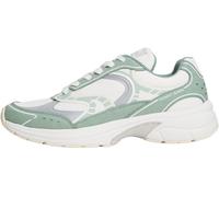 TOMMY JEANS Damen Runner Sneaker Archive '25 Klobig, Mehrfarbig (Ecru/Dusty Fern), 42