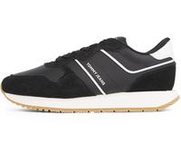 Tommy Jeans Damen Runner Sneaker Eva Retro aus Wildleder, Schwarz (Black), 41
