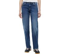 Straight-Jeans TOMMY JEANS "SOPHIE LW STR BJ0155", Damen, Gr. 34, Länge 30, blau (denim schwarz), Denim/Jeans, Obermaterial: 99% Baumwolle, 1% Elasthan, unifarben, straight fit lang, Jeans Straight-Je
