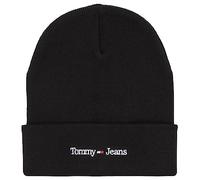 Tommy Jeans Damen Strickmütze Sport Wintermütze, Schwarz (Black), Onesize