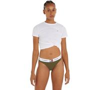 Tommy Jeans Damen String Tanga, Grün (Drab Olive Green), XL