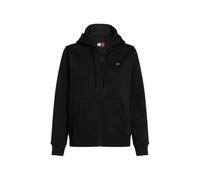 Tommy Jeans Damen Hoodie mit Reißverschluss und Kapuze, Schwarz (Black), M