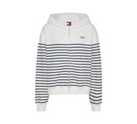 Tommy Jeans Damen Sweatjacke TJW BXY SCRIPT LOGO ZIP THRU, weiss, Gr. S