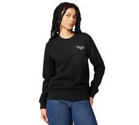 Sweatshirt TOMMY JEANS "TJW REG ESS LOGO 1 CREW EXT", Damen, Gr. M (38), schwarz, Sweatware, Obermaterial: 100% Baumwolle, unifarben, regular fit, Rundhals, Rippbündchen, Sweatshirts (64035715-M) schw