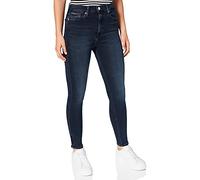 Tommy Jeans Damen Sylvia Hr SPR Skn Ak Zp Ae164 Bb Jeans, Denim Dark, W28 / L32