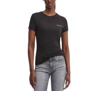 Tommy Jeans Damen T-Shirt Kurzarm Slim Rundhalsausschnitt, Schwarz (Black), 5XL