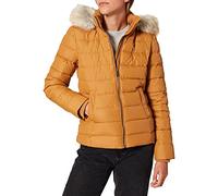 Tommy Jeans Damen Tjw Basic Hooded Down Jacket Daunenmantel, Gr. 32 (XS), Vintage Messing (Braun)