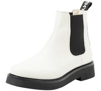 Tommy Jeans Damen Tjw Chelsea Flat Boot En0en02311 Mid, White Rich Cream, 40 EU