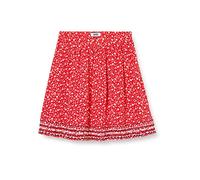 Tommy_Jeans Damen Tjw Embroidery Detail Skirt Rock Not Applicable, Rot (Floral Print/Deep Crimson 0k3), 30 (Herstellergröße: XX-Small)