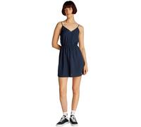 Tommy Jeans Damen Tjw Essential Strap Dress EXT Dw0dw20613 Ausgestelltes Kleid, Blue (Dark Night Navy), XS EU