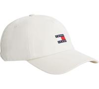 Baseball Cap TOMMY JEANS "TJW HERITAGE CORE 5 PANEL CAP", Damen, ivory, Web, Baumwolle, Caps, Logoprägung, Klemmverschluss UNISEX (78627759-0) ivory