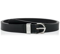 Tommy Jeans Damen Tjw Heritage Oval Aw0Aw17000 Fester Gürtel, Black (Black), 95