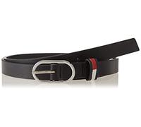 Tommy Jeans Damen TJW OVAL 2.0 AW0AW12750 Gürtel, Schwarz, 85