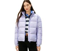 Steppjacke TOMMY JEANS "TJW PCKBL HD ESS PFFR SHINY EXT", Damen, Gr. M (38), periwinkle dusk, Steppware, Obermaterial: 100% Nylon, unifarben, regular fit, Jacken Steppjacke (24950700-M) periwinkle dus