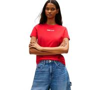 Tommy Jeans Damen Tjw Reg Essential Logo 2 Tee EXT Dw0dw21842 S/S T-Shirt, RED (Red Alert), L