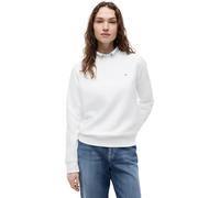 Tommy Jeans Damen Tjw Reg Flag Crew Dw0dw19959 Pullover-Sweatshirt, White (White), M EU