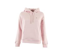 Kapuzensweatshirt TOMMY JEANS "TJW REG S FLAG HOODIE", Damen, Gr. XL (42), light pink, Sweatware, Obermaterial: 80% Baumwolle, 20% Polyester, unifarben, regular fit kurz, Rippbündchen, Sweatshirts (54