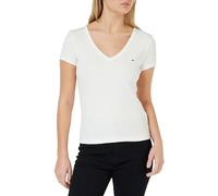 Tommy Hilfiger Dw0dw17385 Kurzarm-t-shirt Mit V-ausschnitt (Herstellerartikelnummer: DW0DW17385-YBR-XXS)